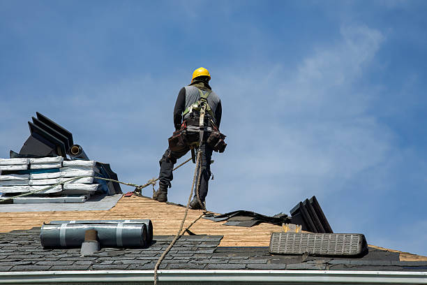 Professional Roofing technician working in Claremont, NH